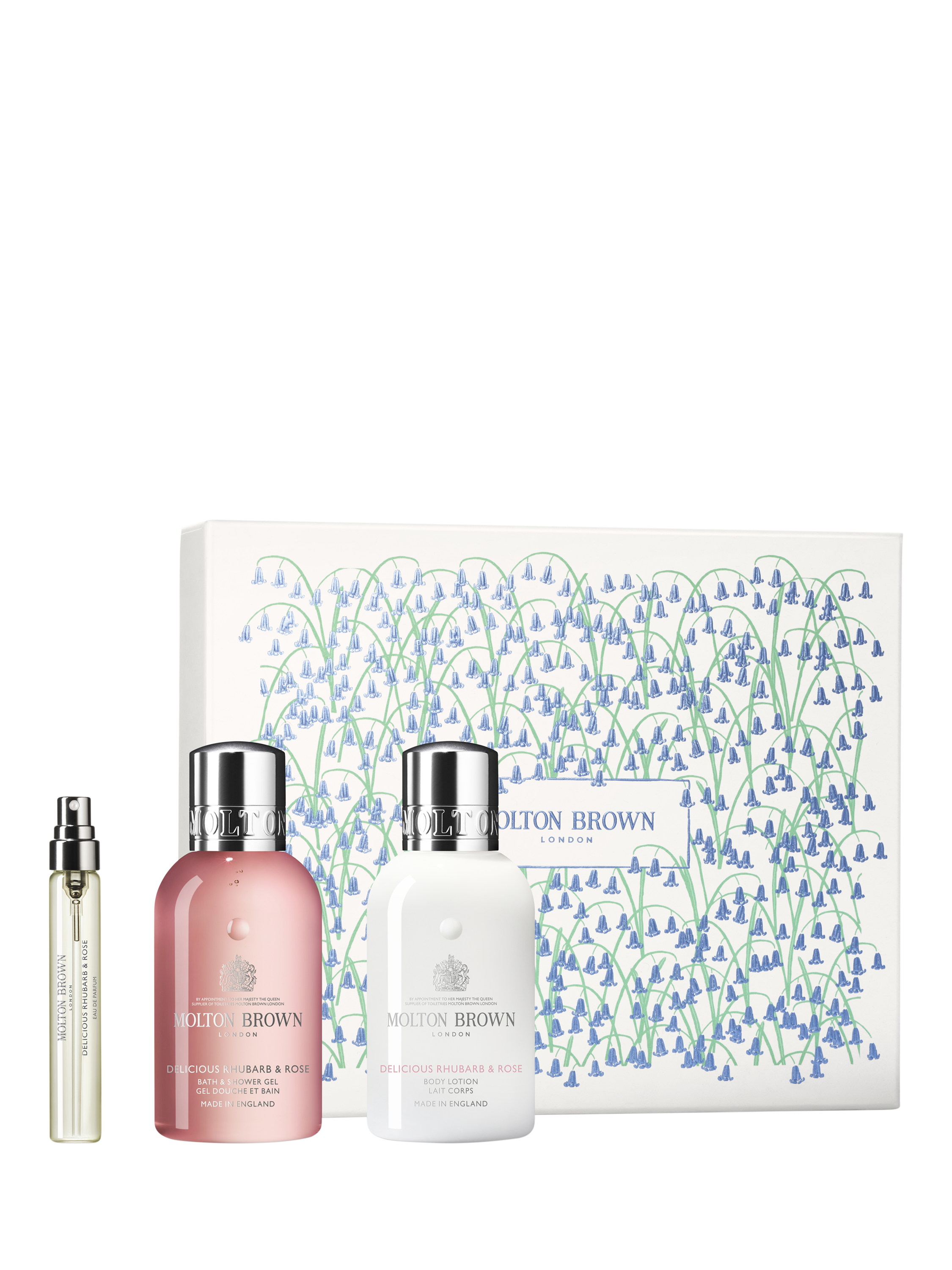 Molton Brown Delicious Rhubarb & Rose Travel Gift Set