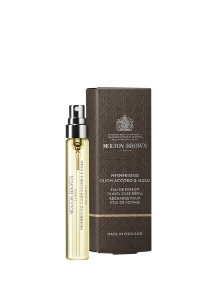 Molton Brown Mesmerising Oudh Accord & Gold Eau de Parfum Travel Case Refill, 7.5ml, 