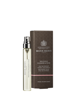 Molton Brown Delicious Rhubarb & Rose Eau de Parfum Travel Case Refill, 7.5ml, 