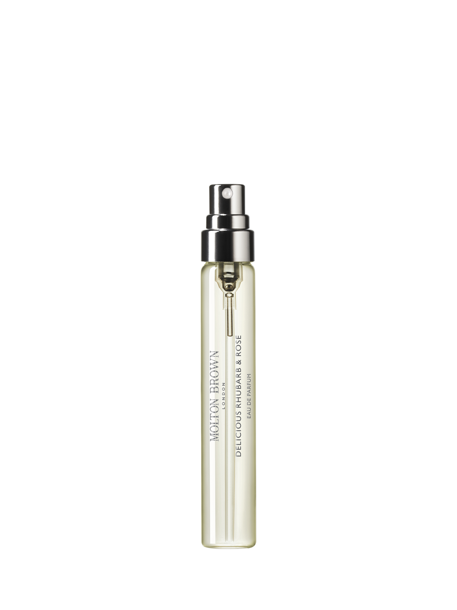 Product image 2 of 2, which shows Molton Brown Delicious Rhubarb & Rose Eau de Parfum Travel Case Refill, 7.5ml