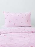 John Lewis Kids' Fairyland Duvet Cover and Pillowcase Set, Pink, Single