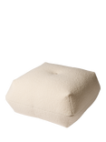 John Lewis Boucle Geometric Floor Cushion, Marshmallow
