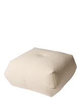 John Lewis Boucle Geometric Floor Cushion, Marshmallow