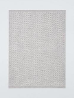 John Lewis Cashmere Baby Blanket, Grey, Grey