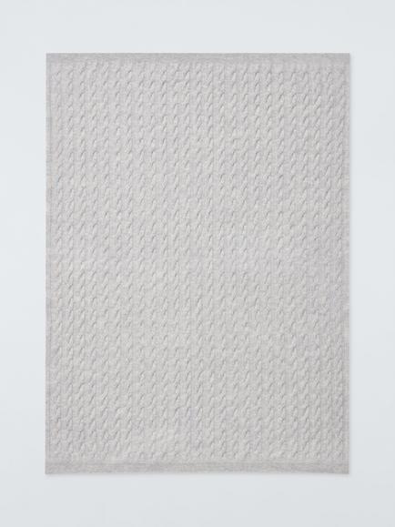 John Lewis Cashmere Baby Blanket, Grey, Grey