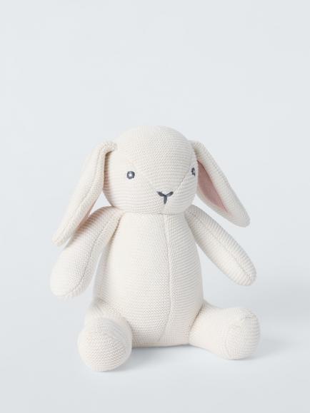 John Lewis Bunny, Blanket and Basket Gift Set, Pink - view 2, Pink