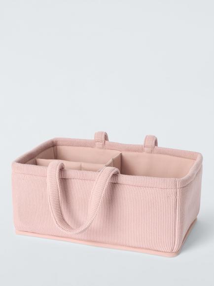 John Lewis Storage Caddy, Pink, Pink