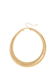 Jon Richard Gold Plated Statement Omega Necklace, Gold