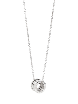 Pre-loved Bvlgari 18ct White Gold B.zero1 Pendant Necklace, White Gold, White Gold