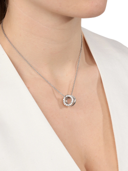 Pre-loved Bvlgari 18ct White Gold B.zero1 Pendant Necklace, White Gold - view 2, White Gold