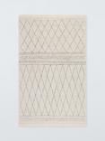 John Lewis Hebri Hand Knotted Berber Style Wool Rug, Cream