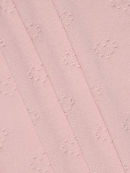 John Lewis Ruffle Hearts Baby Blanket, Pink - view 2, Pink