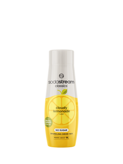 SodaStream Classics No Sugar Cloudy Lemon Sparkling Drink Mix, 440ml, Multi
