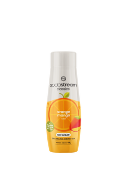SodaStream Classics No Sugar Orange & Mango Sparkling Drink Mix, 440ml, Multi