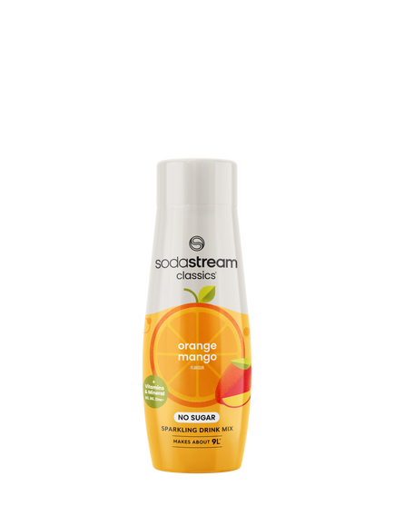 SodaStream Classics No Sugar Orange & Mango Sparkling Drink Mix, 440ml, Multi