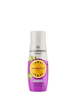 SodaStream Classics No Sugar Passion Fruit Sparkling Drink Mix, 440ml, Multi