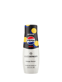 SodaStream No Sugar Pepsi Max Mango Sparkling Drink Mix, 440ml, Multi