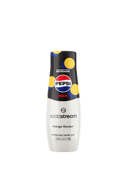 SodaStream No Sugar Pepsi Max Mango Sparkling Drink Mix, 440ml, Multi