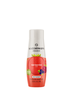 SodaStream Classics No Sugar Red Berries Sparkling Drink Mix, 440ml, Multi