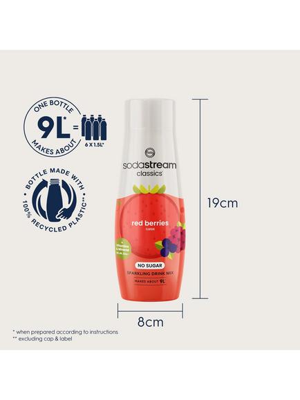 SodaStream Classics No Sugar Red Berries Sparkling Drink Mix, 440ml - view 2, Multi