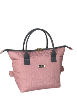 Beau & Elliot Oxford Quilted Convertible Insulated Lunch Cooler Bag, 8L, Mallow - view 2, Mallow