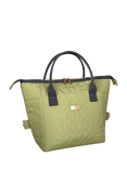 Beau & Elliot Oxford Quilted Convertible Insulated Lunch Cooler Bag, 8L, Pistachio