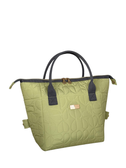Beau & Elliot Oxford Quilted Convertible Insulated Lunch Cooler Bag, 8L, Pistachio - view 2, Pistachio