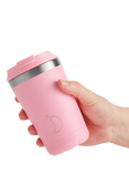 Chilly's Original Double Wall Insulated Travel Mug, 340ml, Pastel Pink, Pastel Pink