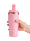Chilly's Original Double Wall Insulated Travel Mug, 500ml, Pastel Pink, Pastel Pink