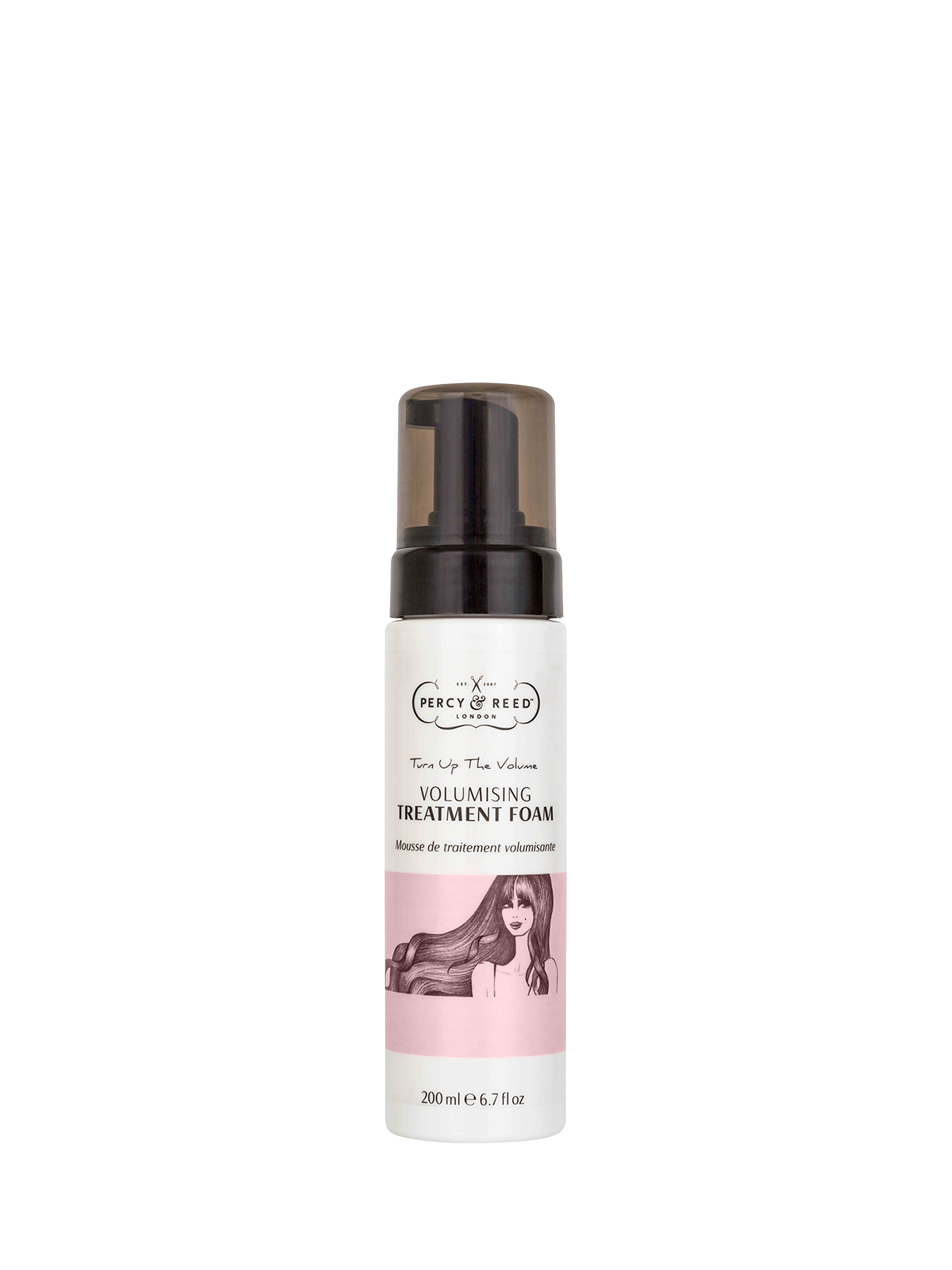Product image 1 of 5, which shows Percy & Reed	Turn Up The Volume Volumising Treatment Foam, 200ml