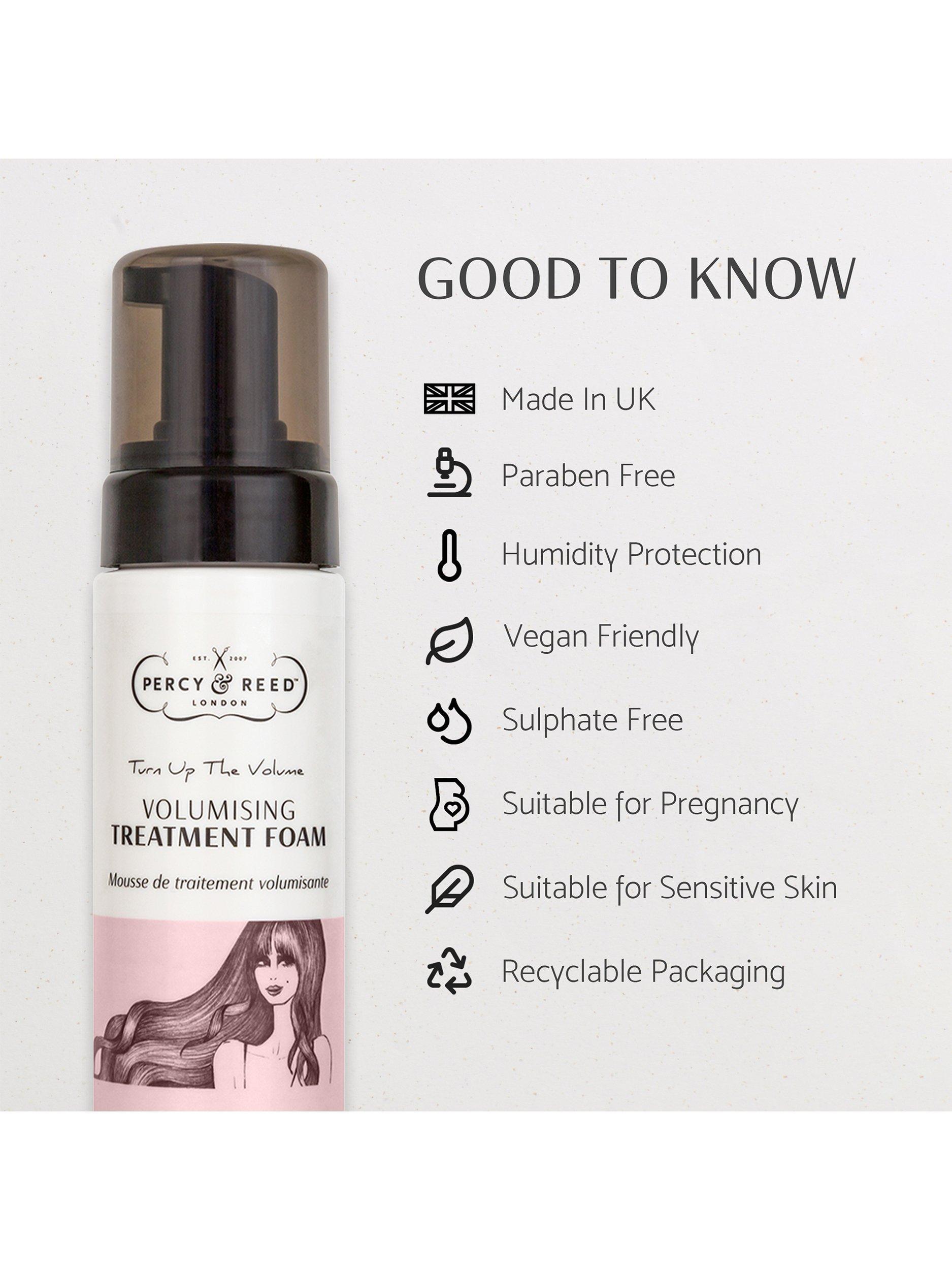 Product image 4 of 5, which shows Percy & Reed	Turn Up The Volume Volumising Treatment Foam, 200ml