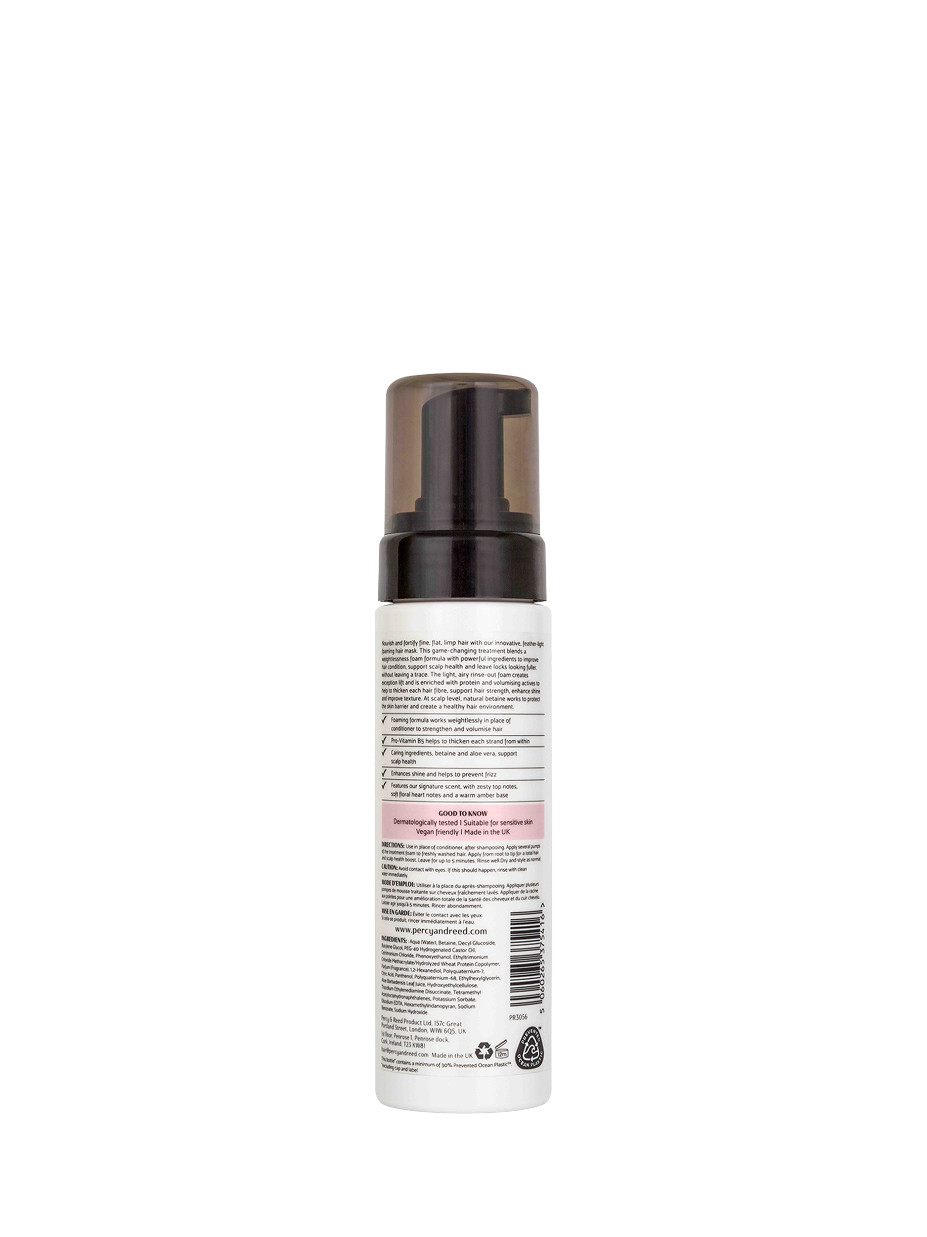 Product image 5 of 5, which shows Percy & Reed	Turn Up The Volume Volumising Treatment Foam, 200ml