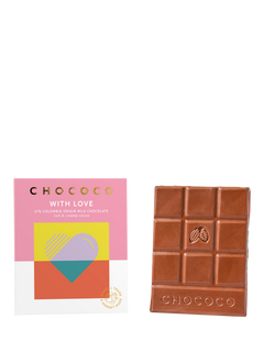 Chococo With Love 47% Colombia Milk Chocolate Bar, 75g