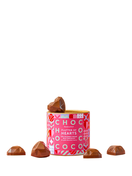 Chococo 47% Milk Chocolate Hearts, 80g, 
