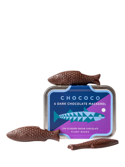 Chococo 72% Ecuador Dark Chocolate Mackerel, 65g, 
