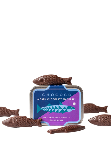 Chococo 72% Ecuador Dark Chocolate Mackerel, 65g - view 2, 
