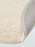 John Lewis Darwin Wool Rich Rug, Dia. 240 cm, Ivory