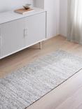 John Lewis Flecks Wool Rich Runner Rug, L240 x W70 cm, Natural Fleck