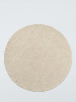 John Lewis Wellington Pure Wool Rug, Dia. 200 cm, Ivory, Ivory