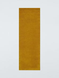 John Lewis Wellington Pure Wool Runner Rug, L240 x W70 cm, Saffron