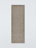 John Lewis ANYDAY Border Pure Wool Runner Rug, L240 x W70 cm, Putty