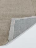 John Lewis ANYDAY Border Pure Wool Runner Rug, L240 x W70 cm, Putty