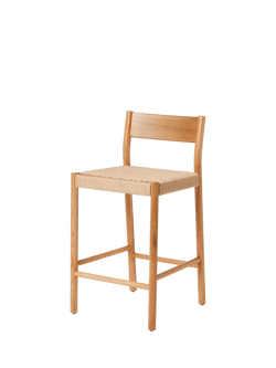 MADE Rhye Bar Stool, Natural, Natural