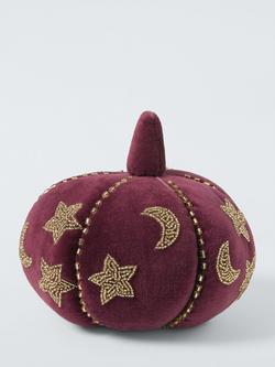 John Lewis Velour Celestial Pumpkin, Plum, Plum