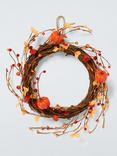 John Lewis Pumpkin and Berry Wreath, Dia.33cm