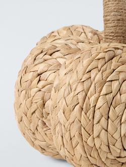 John Lewis Braided Pumpkin Decoration, H23cm - view 2, Brown