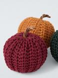 John Lewis Knitted Pumpkins, Set of 3, Multi