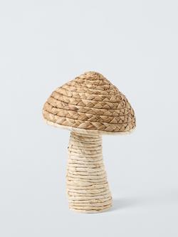 John Lewis Braided Mushroom Decoration, H26cm, Brown