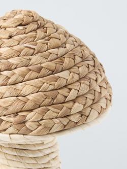 John Lewis Braided Mushroom Decoration, H26cm - view 2, Brown