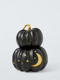 John Lewis Stacked Celestial Pumpkins, Black